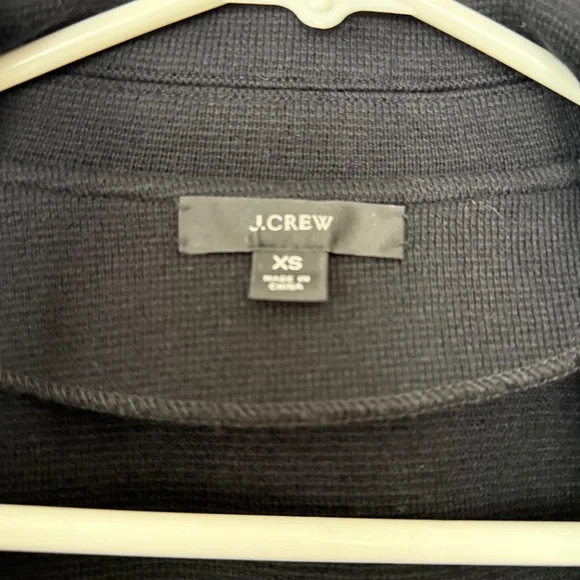 J Crew Sweater Blazer Black Size XS - Picture 3 of 6